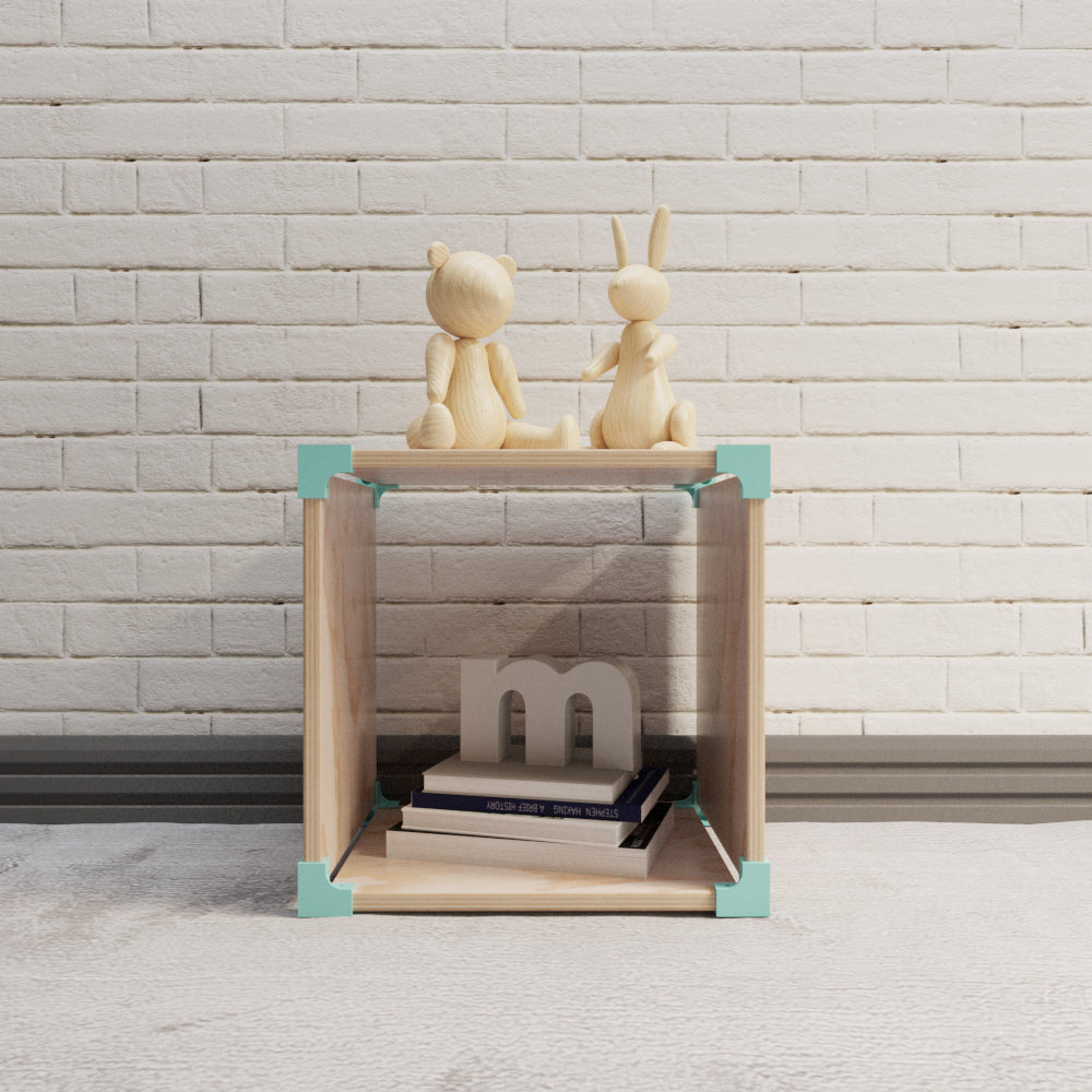CUBO 1X1 DE MADERA MODULAR