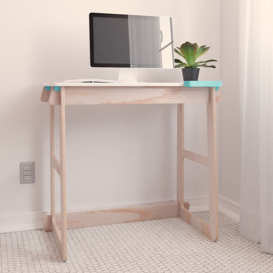 ESCRITORIO SIMPLE MODULAR DE MADERA
