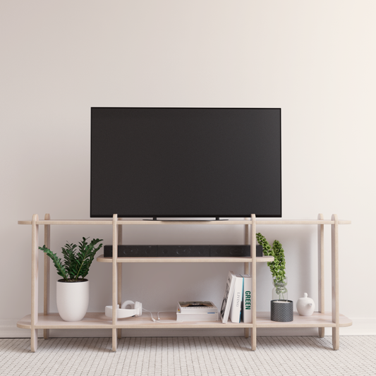 RACK TV DE MADERA 150 CM - MODULAR