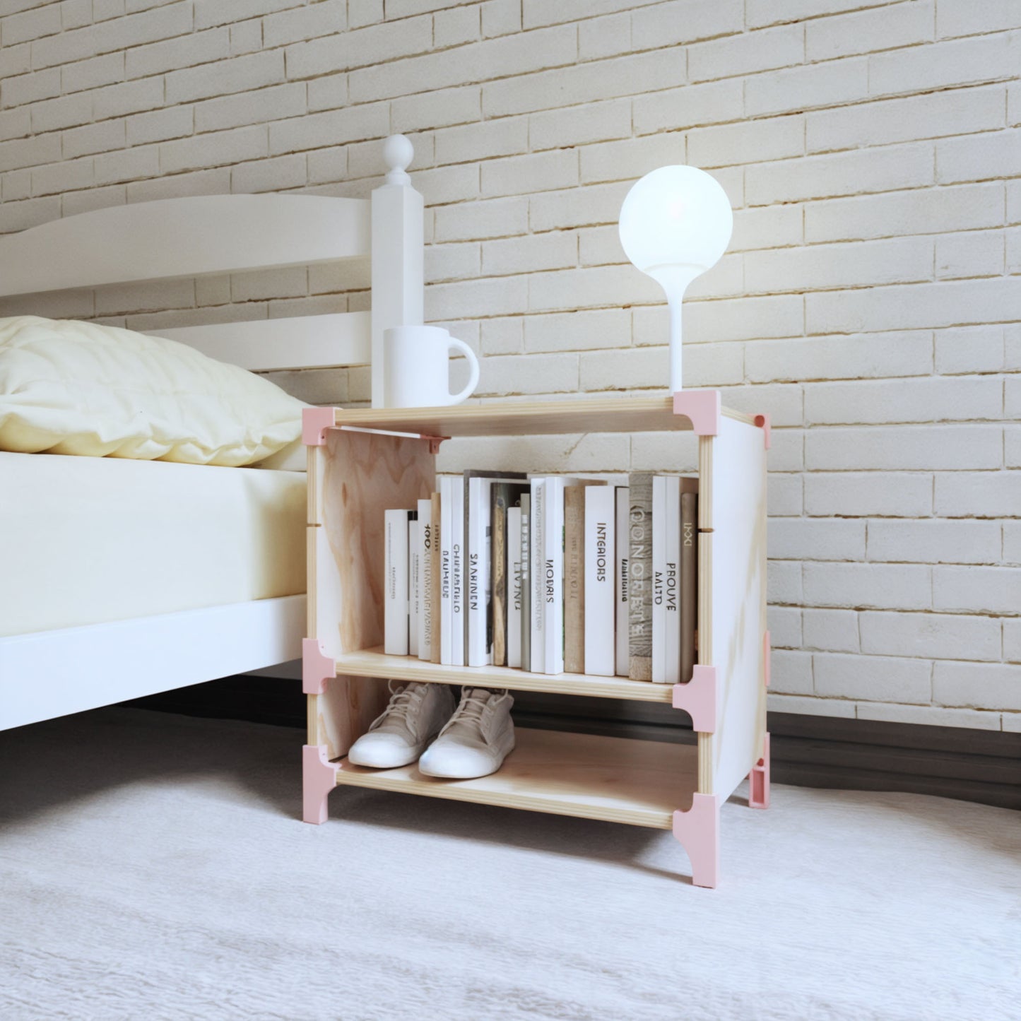 VELADOR MODULAR DE MADERA CON CONECTORES