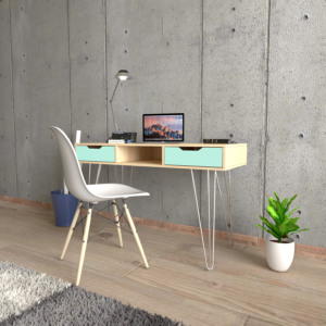 ESCRITORIO HAIRPIN LEGS MENTA - Imagen 2